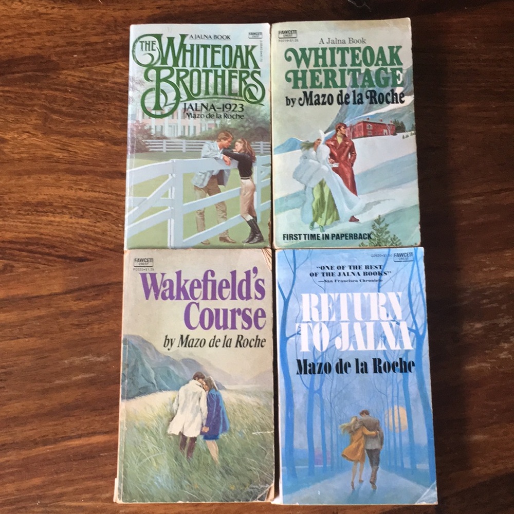 4 Vintage Paperback Books by Mazo de la Roche Mazo dela delaRoche